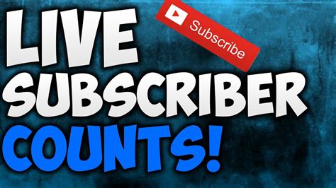 live subscriber count for|live sub count for stream.